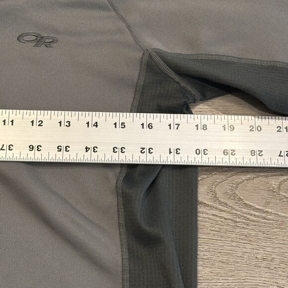 Outdoor Research 1/4 Zip Sweater Mens Small Gray Casual Outdoors Active Hiking - Picture 6 of 8